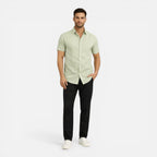 Felorro | Men’s Short Sleeve Shirt Breathable Lightweight Summer Slim Fit
