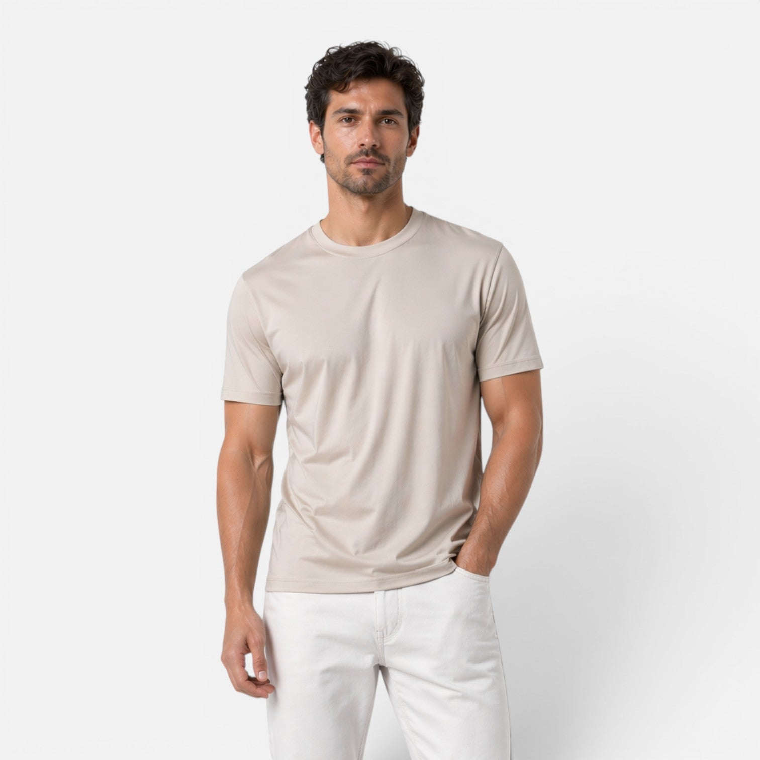 Felorro | Men’s Ice Silk T-Shirt Silk Touch Lightweight Cooling Tee