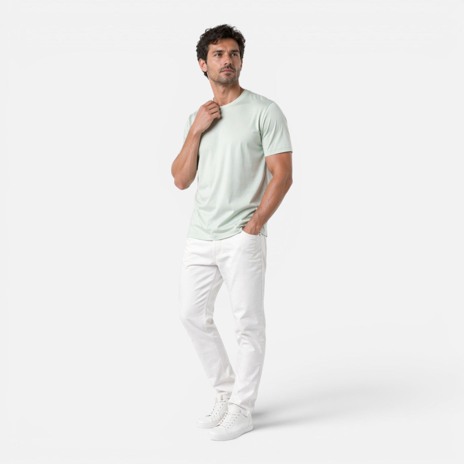 Felorro | Men’s Ice Silk T-Shirt Silk Touch Lightweight Cooling Tee