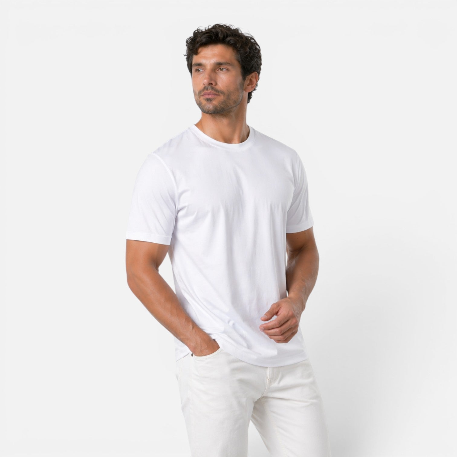 Felorro | Men’s Ice Silk T-Shirt Silk Touch Lightweight Cooling Tee