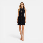 Felorro | Women’s Sleeveless Sheath Dress Tailored Elegant Office Mini