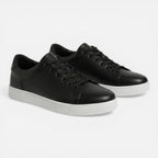Felorro | Men’s Leather Sneakers Classic Comfort Low Top Casual Shoes