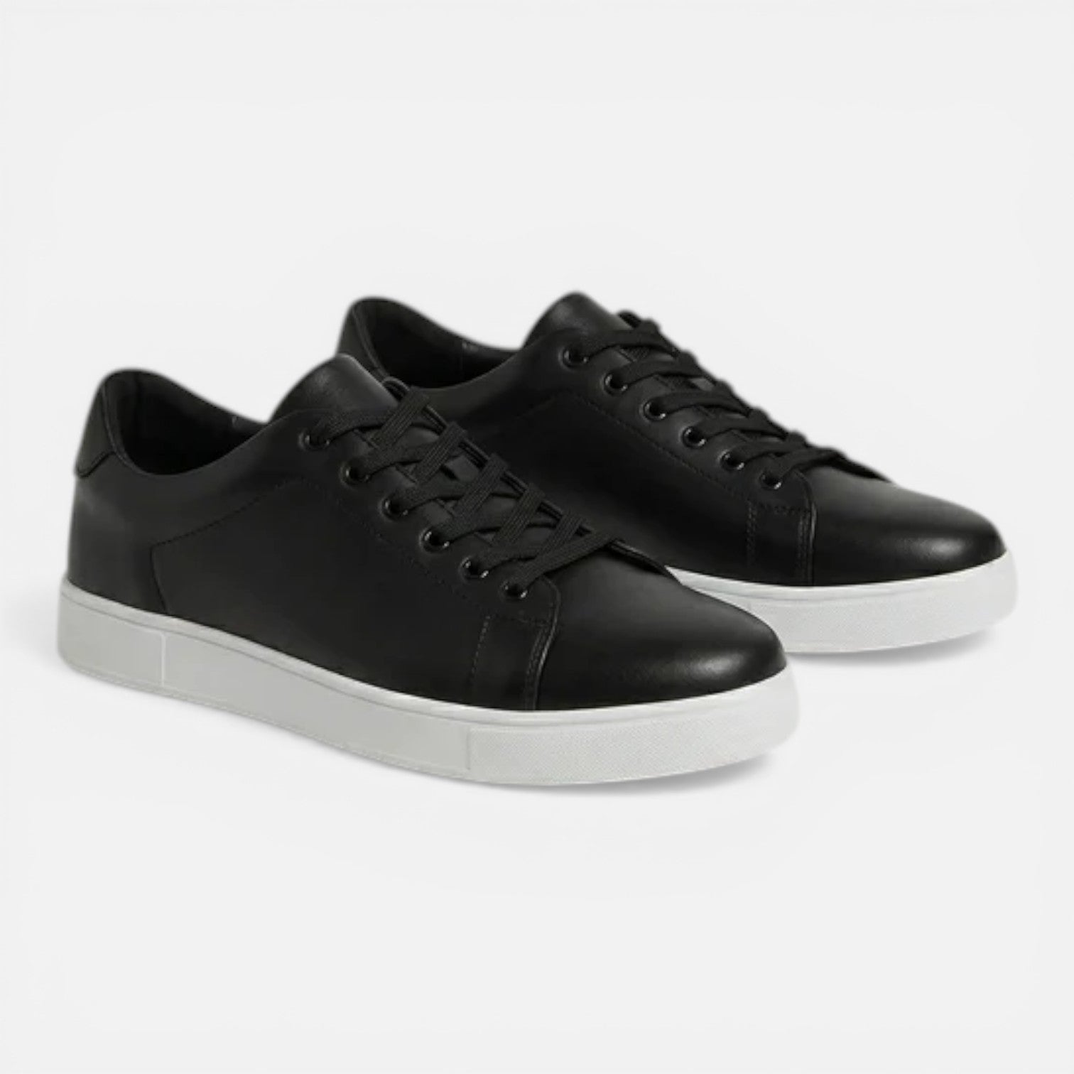 Felorro | Men’s Leather Sneakers Classic Comfort Low Top Casual Shoes
