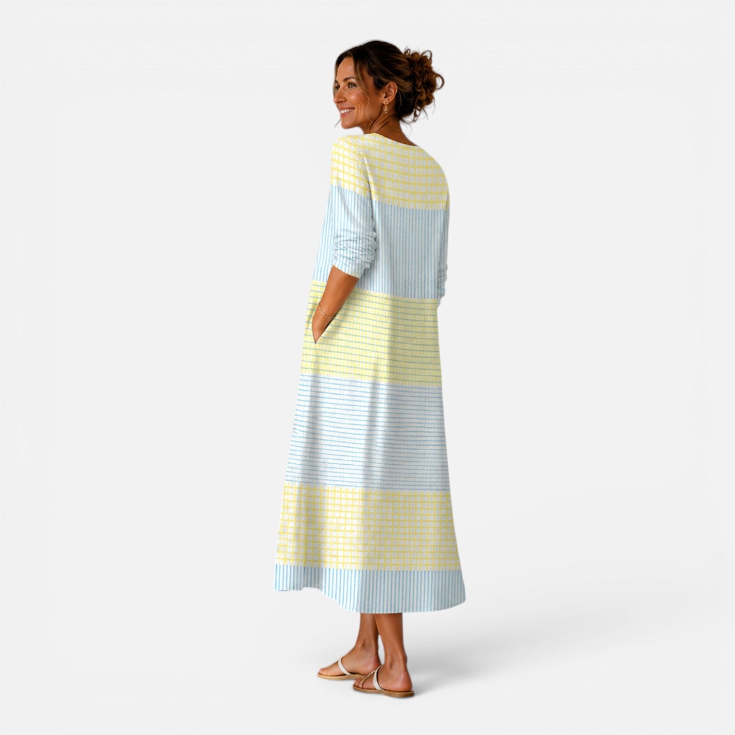 Felorro | Women’s Lightweight Midi Dress Breathable Summer Fit
