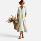Felorro | Women’s Lightweight Midi Dress Breathable Summer Fit