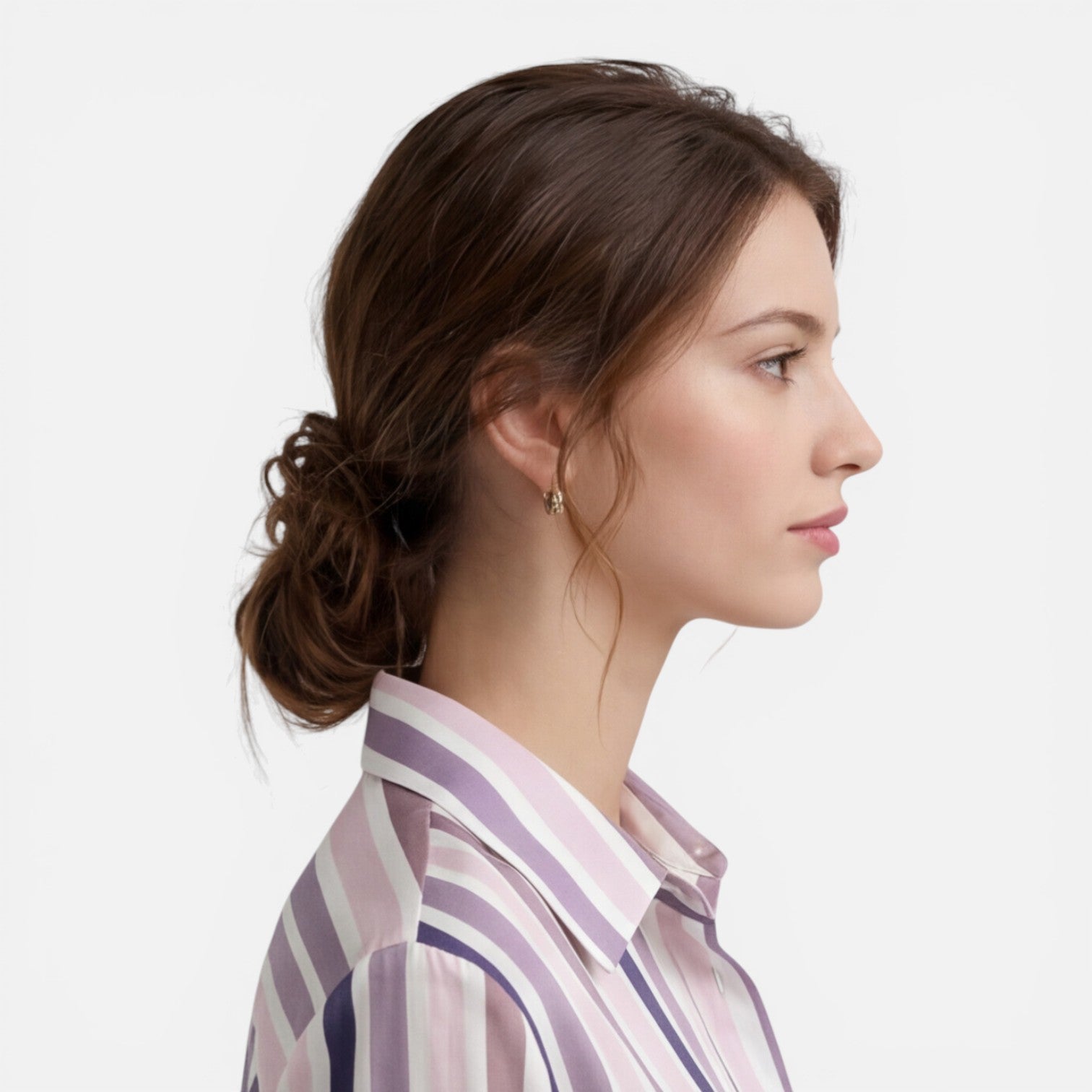 Felorro | Women’s Vertical Stripe Shirt Lightweight Summer Blouse
