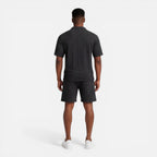 Felorro | Men’s Structured Knit Polo Shorts Set Breathable Summer Luxury