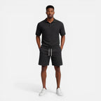 Felorro | Men’s Structured Knit Polo Shorts Set Breathable Summer Luxury
