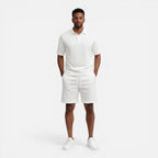 Felorro | Men’s Structured Knit Polo Shorts Set Breathable Summer Luxury