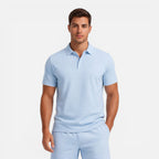 Felorro | Men’s Polo Shirt Shorts Set Slim Fit Summer Casual Outfit