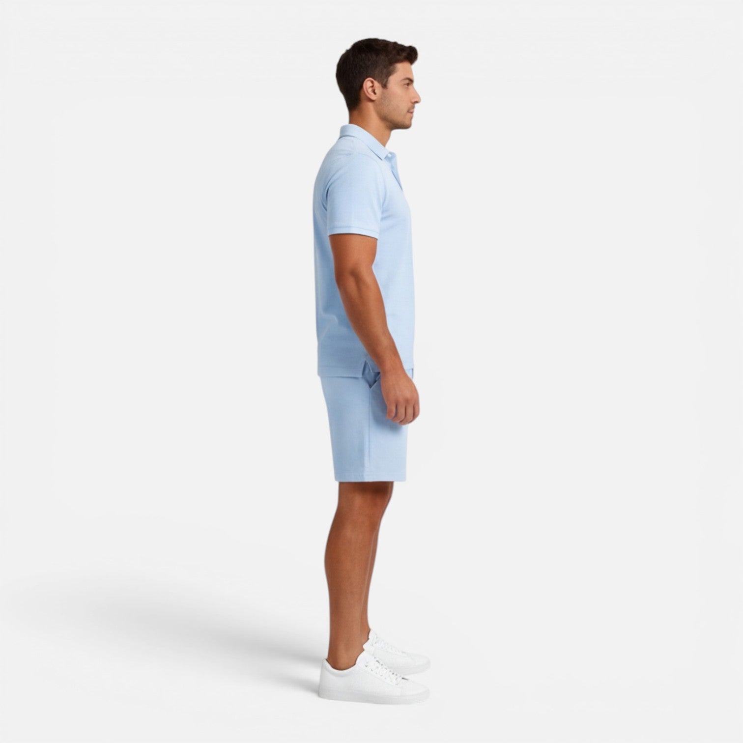Felorro | Men’s Polo Shirt Shorts Set Slim Fit Summer Casual Outfit