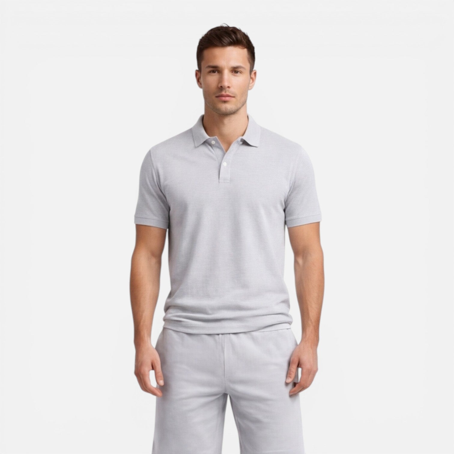 Felorro | Men’s Polo Shirt Shorts Set Slim Fit Summer Casual Outfit