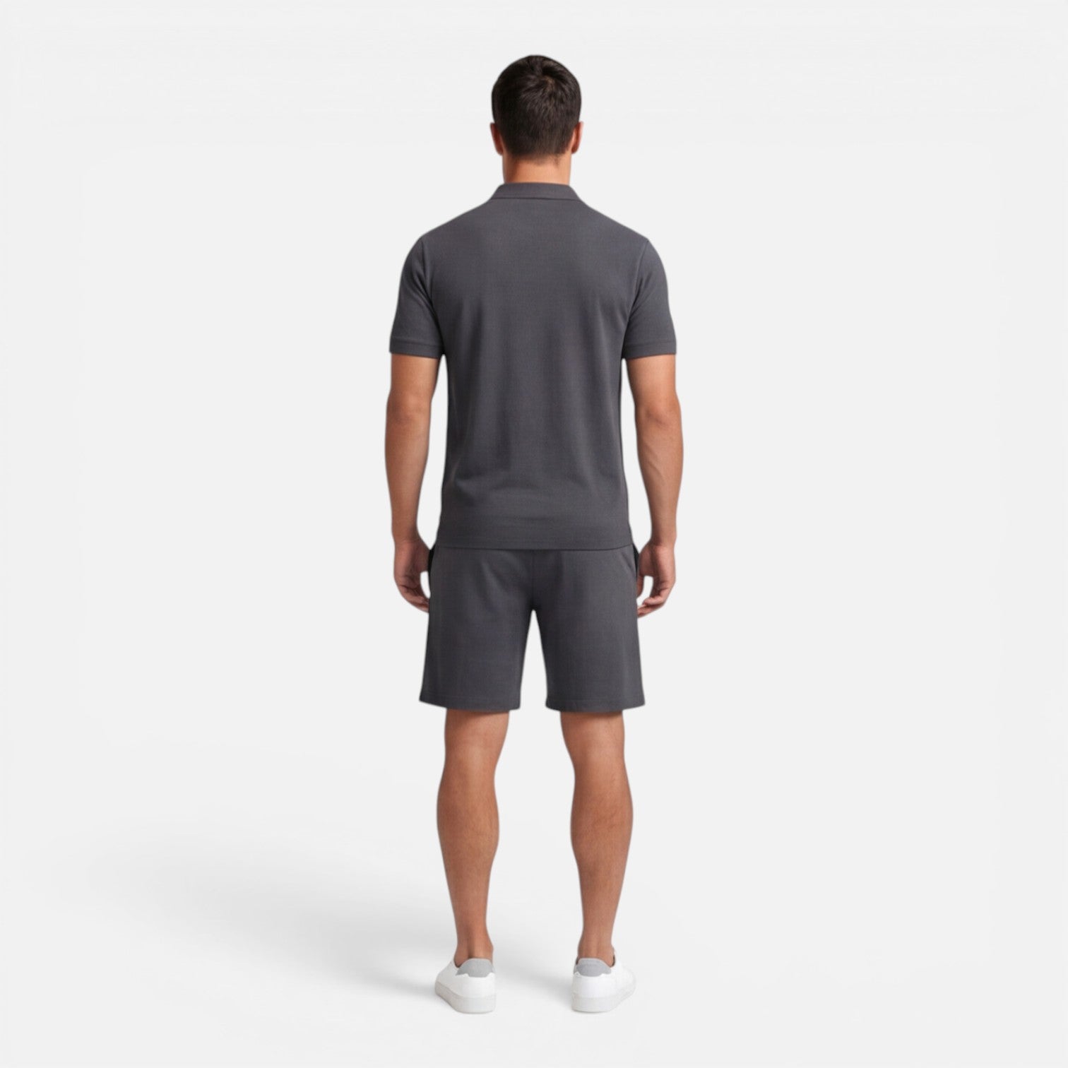 Felorro | Men’s Polo Shirt Shorts Set Slim Fit Summer Casual Outfit