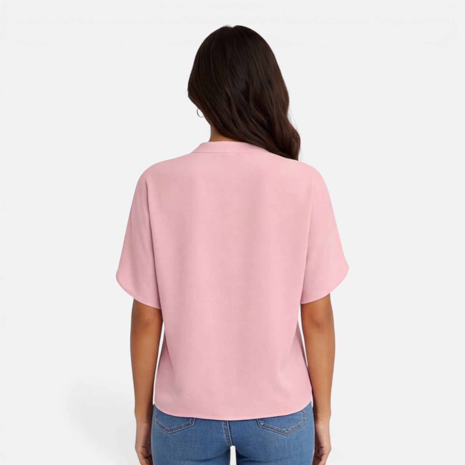 Felorro | Women’s Chiffon Blouse V-Neck Lightweight Summer Casual Top