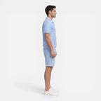 Felorro | Men’s Summer Matching Set Zip Shirt Drawstring Shorts Slim Fit