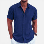 Felorro | Men’s Lightweight Summer Shirt Short Sleeve Breathable