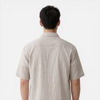 Felorro | Men’s Lightweight Tencel Shirt Short Sleeve Summer Comfort Fit