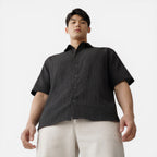 Felorro | Men’s Lightweight Tencel Shirt Short Sleeve Summer Comfort Fit