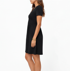 Felorro | Women’s Comfortable Cotton Summer Dress – V-Neck Casual Fit