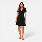 Felorro | Women’s Comfortable Cotton Summer Dress – V-Neck Casual Fit