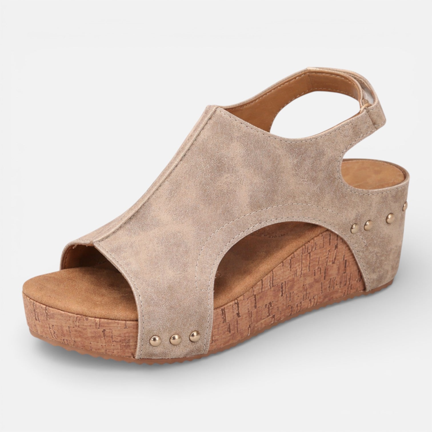 Felorro | Women’s Platform Wedge Sandals Cushioned Comfort Open Toe