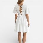 Felorro | Women’s White Lace Summer Dress V-Neck A-Line Wedding Guest