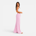 Felorro | Women’s Lightweight Wide Leg Trousers Drawstring Waist Comfort Fit