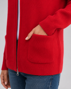 Women’s Open Front Knit Cardigan with Pockets