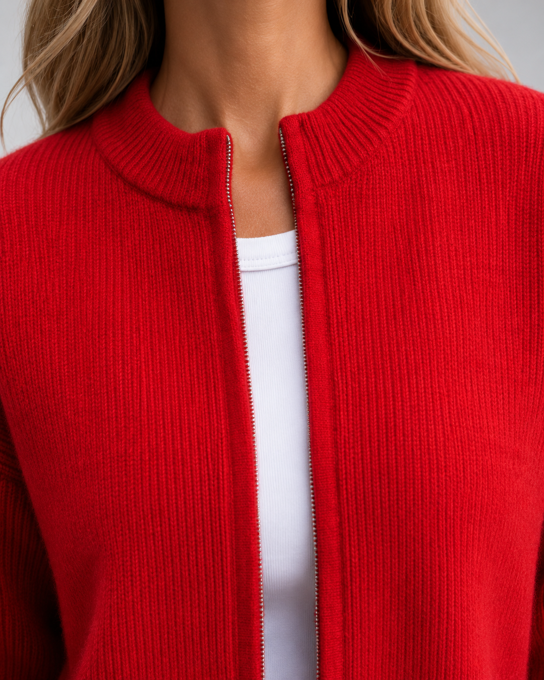 Women’s Open Front Knit Cardigan with Pockets