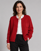 Women’s Button-Up Knit Cardigan with Pocket