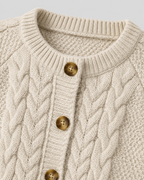 Women’s Cable Knit Button Front Cardigan