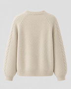 Women’s Cable Knit Button Front Cardigan