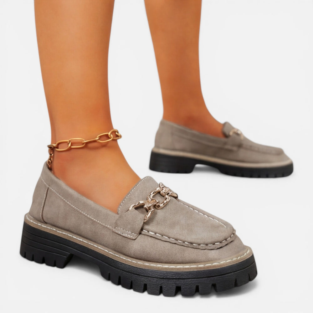 Felorro | Women’s Chunky Loafers Comfortable Slip On Casual Shoes