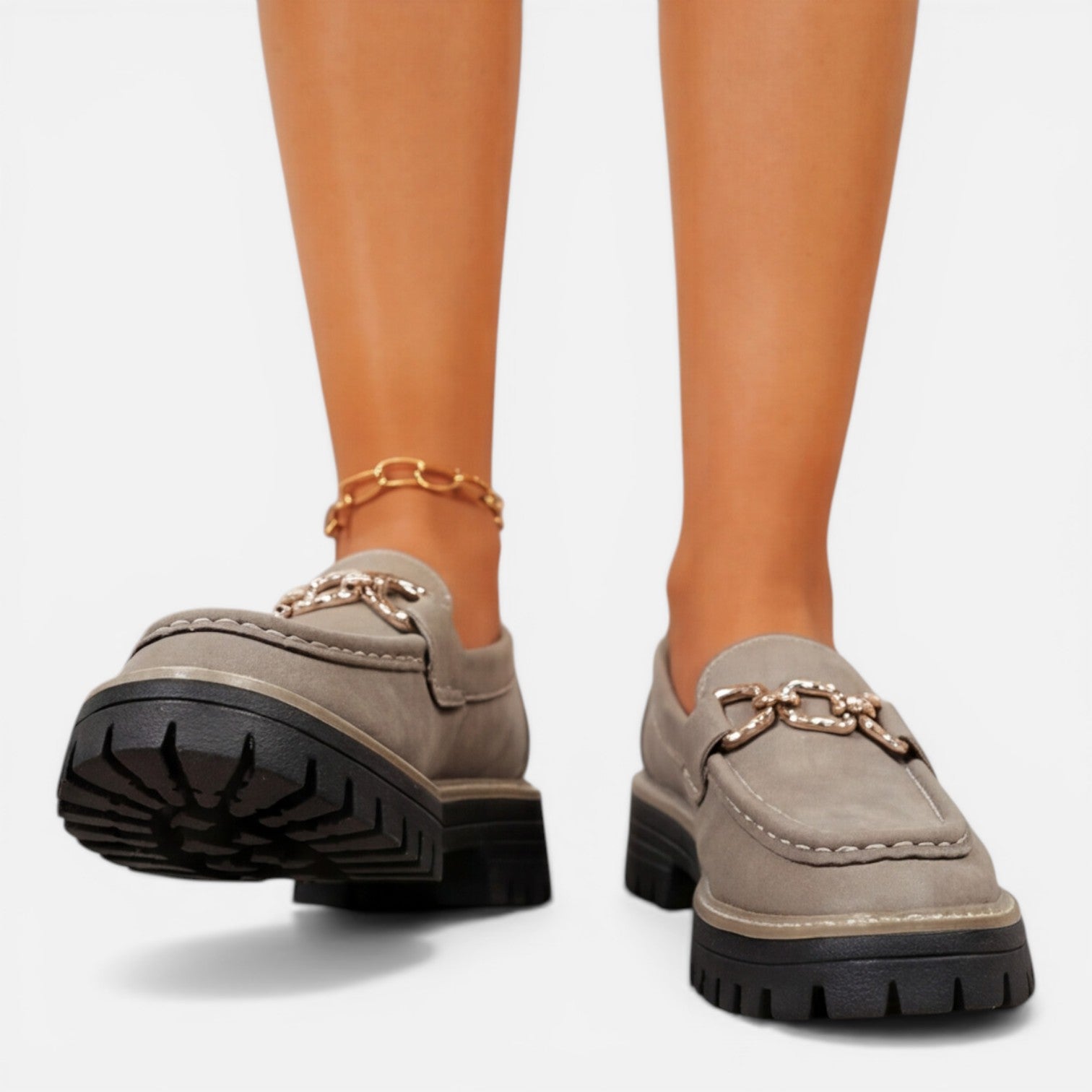 Felorro | Women’s Chunky Loafers Comfortable Slip On Casual Shoes