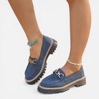 Felorro | Women’s Chunky Loafers Comfortable Slip On Casual Shoes