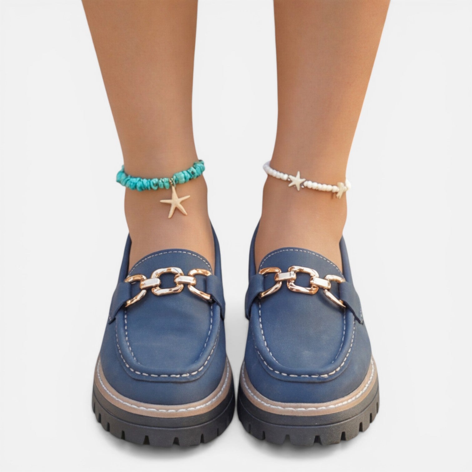 Felorro | Women’s Chunky Loafers Comfortable Slip On Casual Shoes