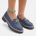 Felorro | Women’s Chunky Loafers Comfortable Slip On Casual Shoes