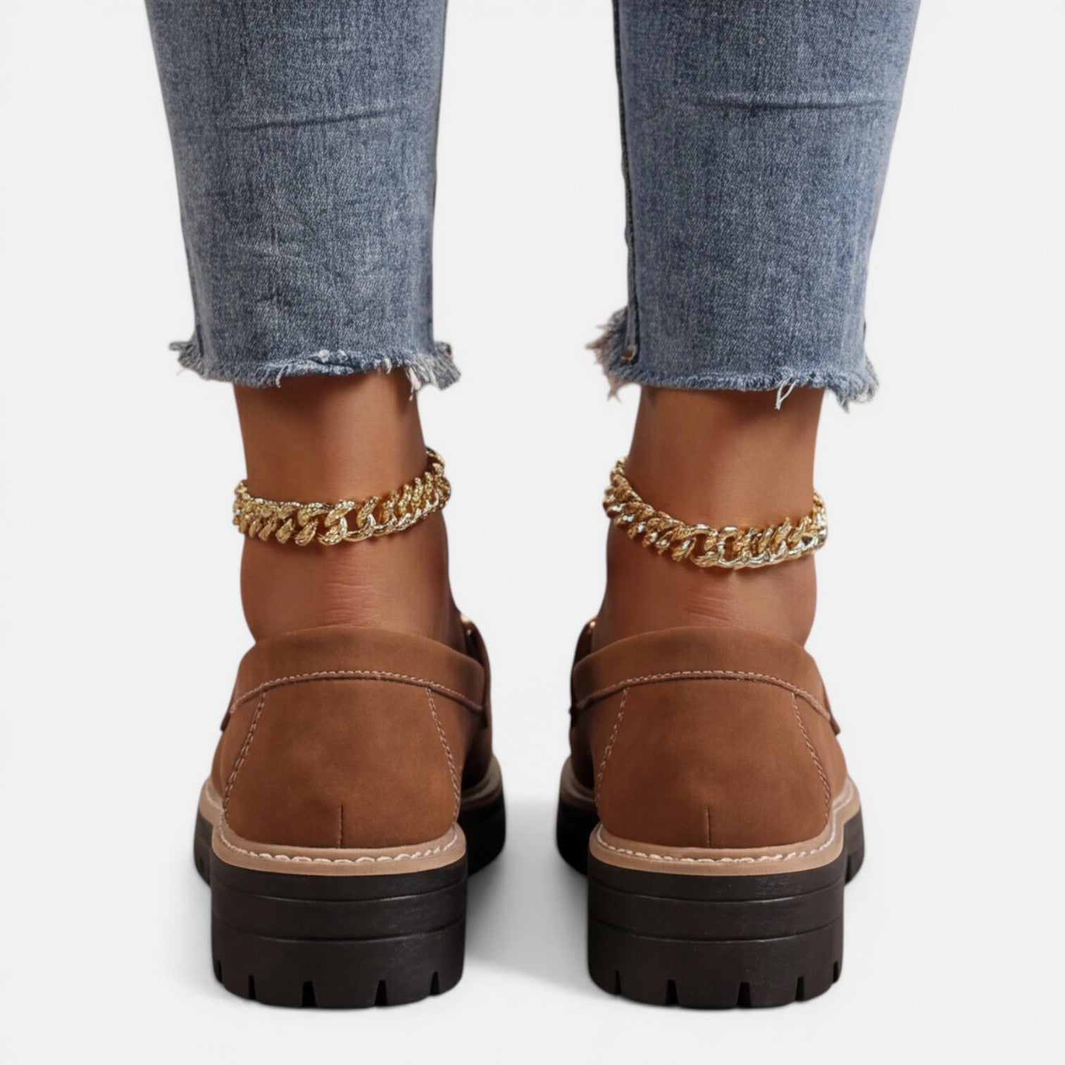 Felorro | Women’s Chunky Loafers Comfortable Slip On Casual Shoes