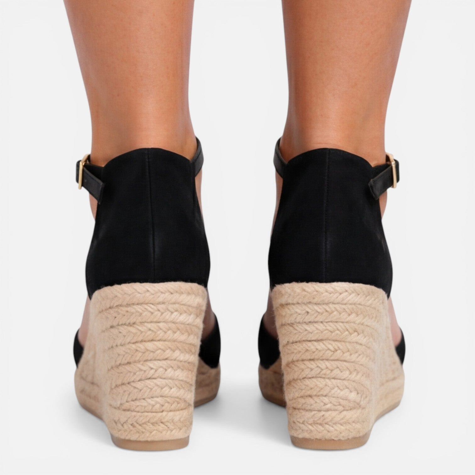 Felorro | Women’s Wedge Sandals Closed Toe Ankle Strap Comfortable