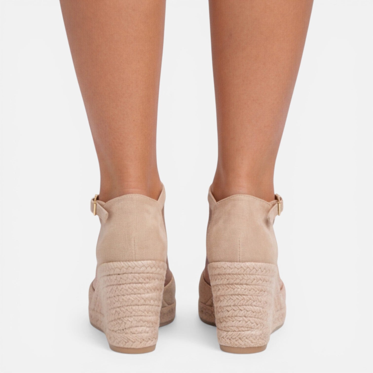 Felorro | Women’s Wedge Sandals Closed Toe Ankle Strap Comfortable