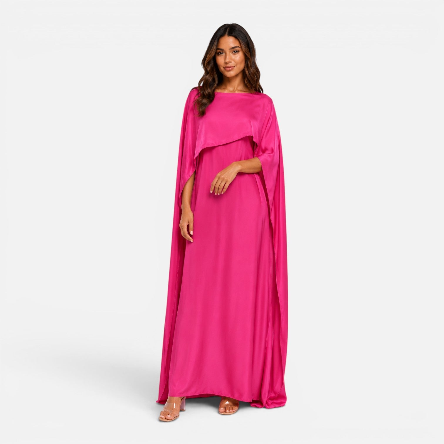 Felorro | Women’s Draped Sleeve Maxi Dress