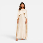Felorro | Women’s Draped Sleeve Maxi Dress