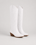 Women’s Knee-High Embroidered Cowboy Boots