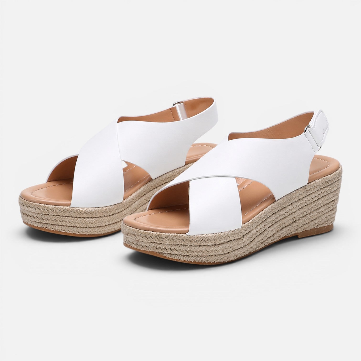 Felorro | Women’s Espadrille Wedge Sandals Cushioned Comfort Summer