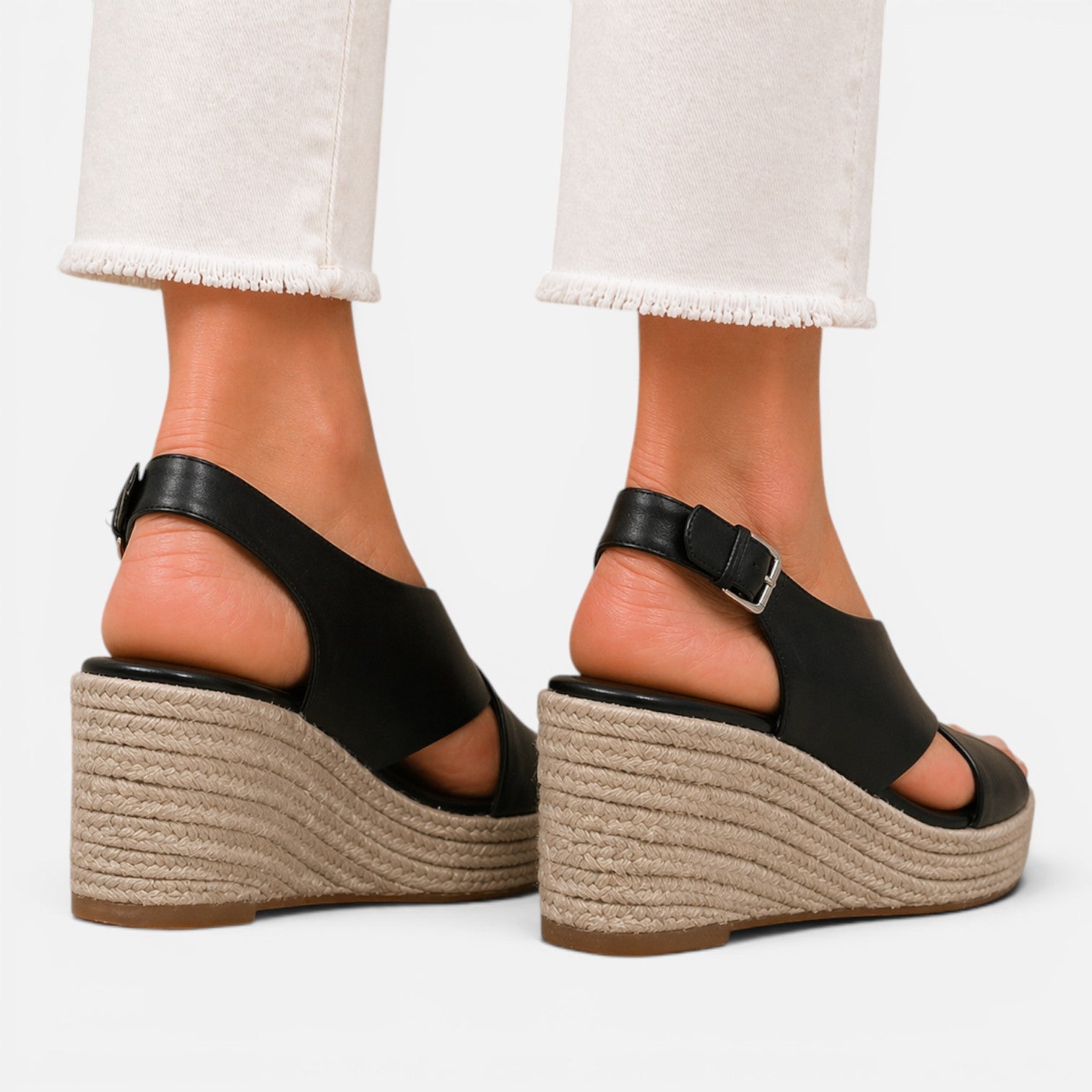 Felorro | Women’s Espadrille Wedge Sandals Cushioned Comfort Summer