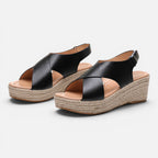 Felorro | Women’s Espadrille Wedge Sandals Cushioned Comfort Summer