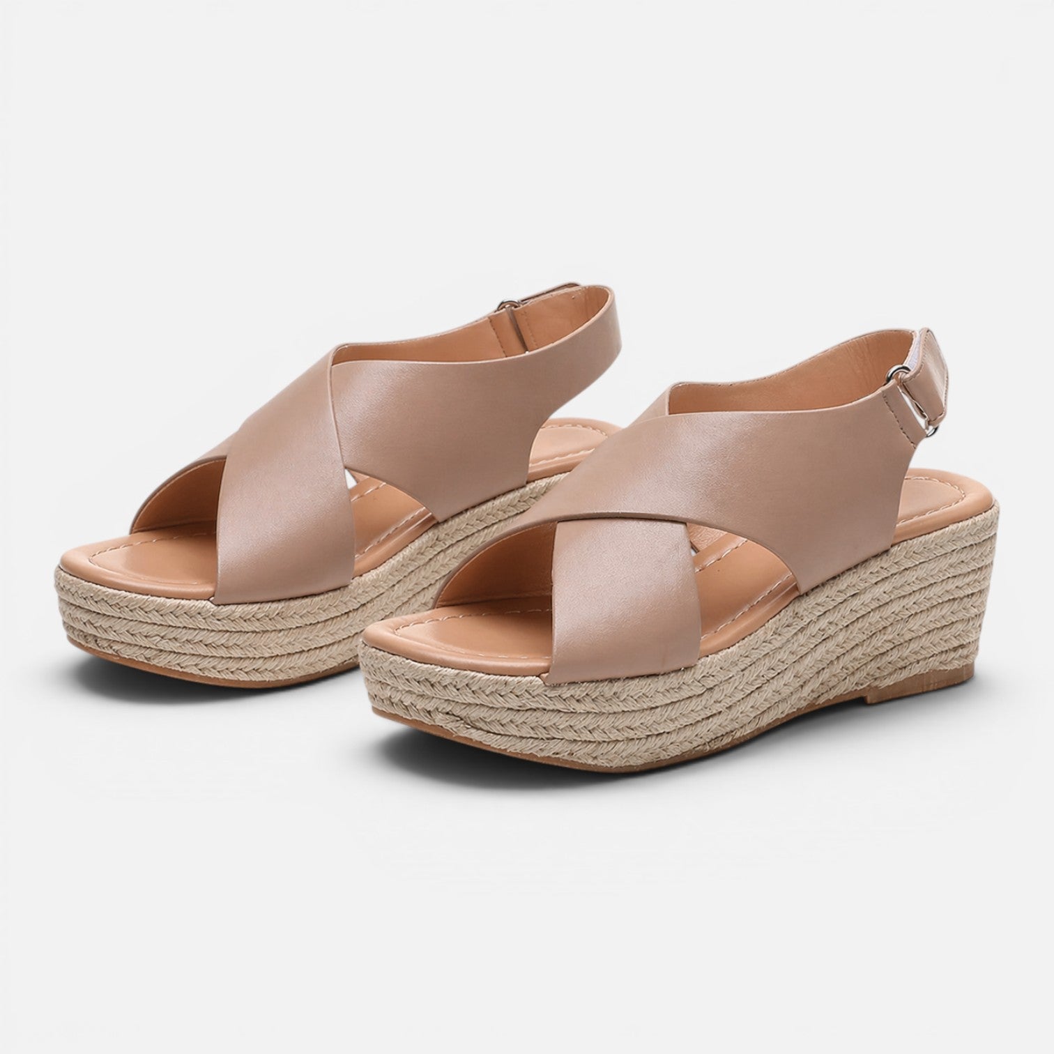 Felorro | Women’s Espadrille Wedge Sandals Cushioned Comfort Summer