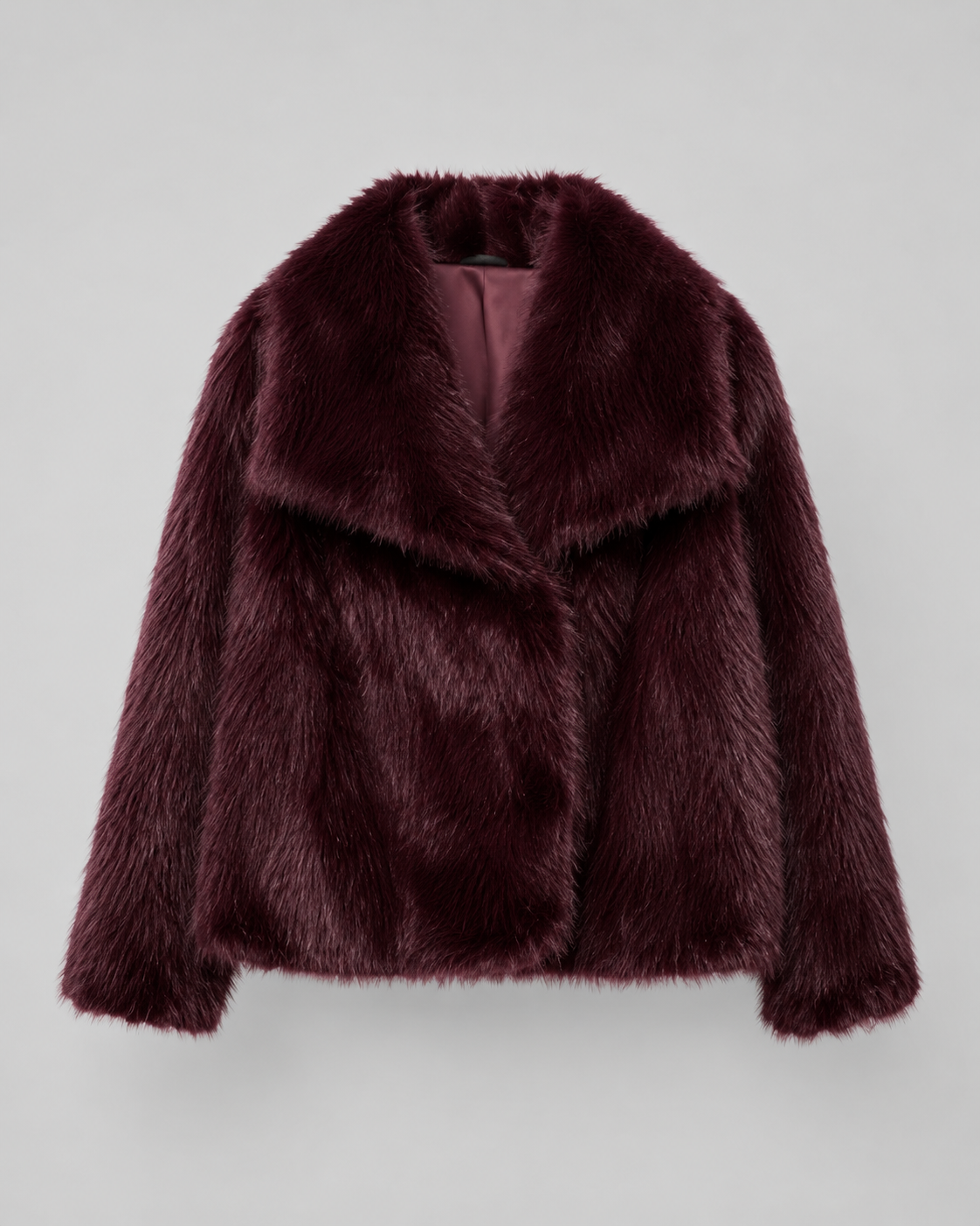 Women’s Faux Fur Cropped Jacket – Plush Winter Layer