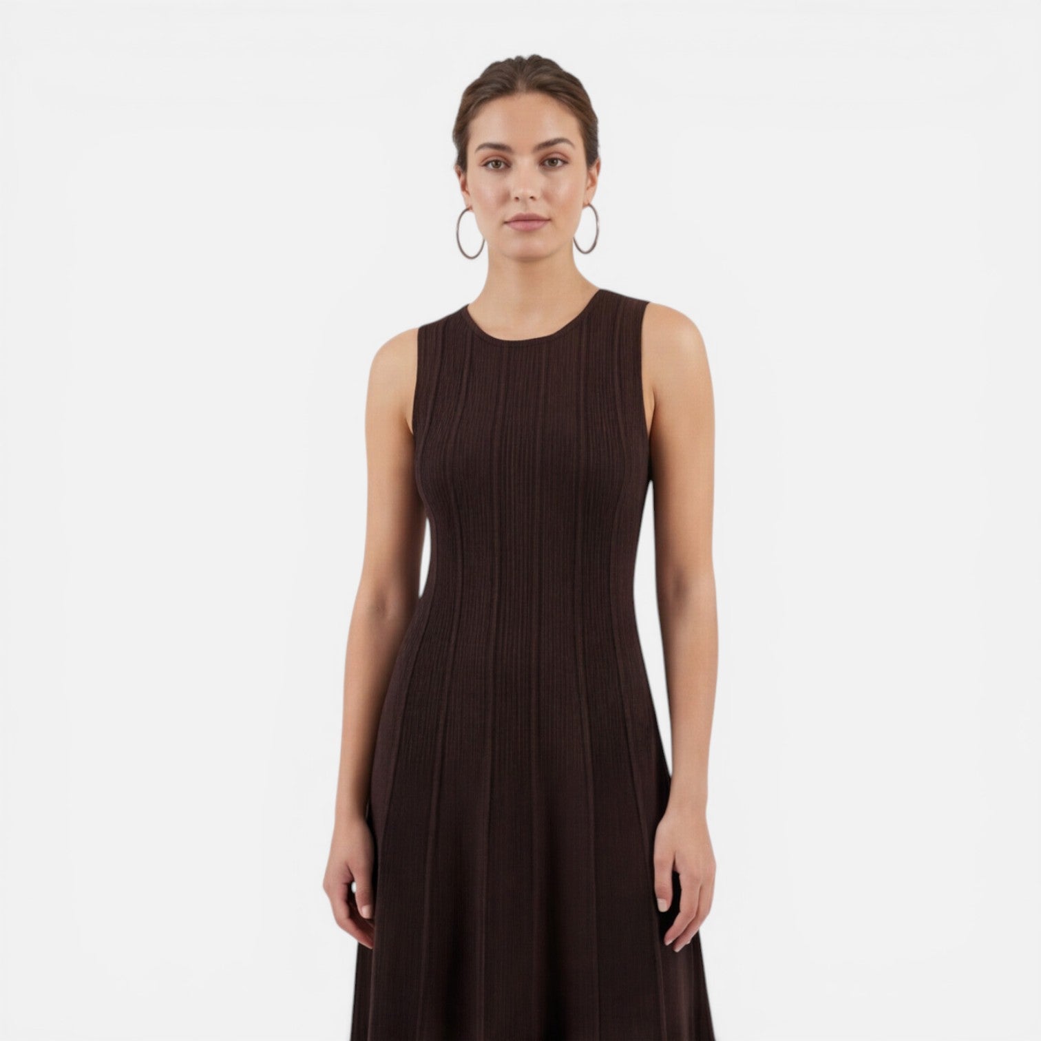 Felorro | Women’s Formal Maxi Dress Sleeveless Pleated Wedding Guest