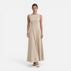 Felorro | Women’s Formal Maxi Dress Sleeveless Pleated Wedding Guest